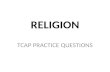TCAP PREP: World Religions