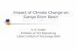 Impact of Climate Change on Ganga River basin