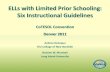 ELLs with limited prior schooling: Six instructional guidelines co-tesol 2011