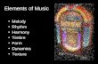 Elements of music - Definitions
