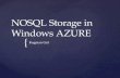Nosql storage in windows azure