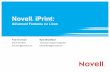 Novell iPrint: Advanced Features on Linux