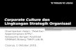 Corporate Culture dan Lingkungan Strategik Organisasi