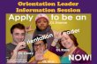 Orientation Leader Informational Session