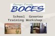 Oswego boces greeter training 2013