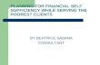 AMERMS Course 2: Learning to Plan for Institutional Financial Self-Sufficiency - PPT 2