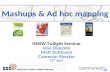 Web Mashups and ad hoc mapping