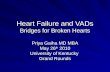 Heart Failure and VADs: Bridges for Broken Hearts