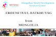 Mongolia's Erdenetuul Batkhuyag Asian Girl Ambassador Presentation