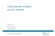 SIPE - Lecture 4. Time domain models