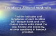 Locations around australia