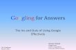 Googling for Answers (LLA 2013)