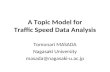 A Topic Model for Traffic Speed Data Analysis