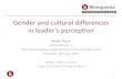 Gender and cultural differences in leaders' perception - Elena Tecchiati