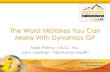 The Worst Mistakes You Can Make with Dynamics GP