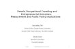 Female Occupational Crowding and Entrepreneurial Outcomes: Measurement and Public Policy Implications