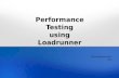 Performance Testingusing Loadrunner