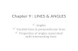 Chap9  lines and angles