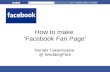 How to make Facebook Fan Page