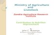 Agriculture & nutrition semionar zambia march 2012_zari