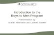 Boys to Men Mentoring Introduction