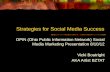 Strategies for Social Media Success - Ohio Public Information Network Presentation 081012
