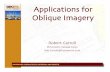 Applications for Oblique Aerial Imagery