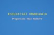Industrial Chemicals And Their Importance