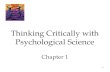 Chapter 1 Ap Psych- Research Methods
