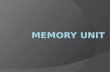 Memory unit