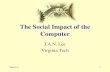 Social impact of computers