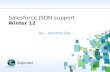 JSON Support in Salesforce - winter 12