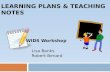Learning plans and teaching notes