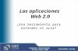 Virtual Educa - Las aplicaciones Web 2.0