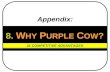 Purple cow employee benefits   2011 - why purplecow
