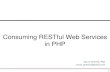 Consuming RESTful services in PHP