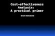 Cost-effectiveness Analysis: A practical primer - CEA lecture (#3)