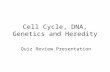 Cell Cycle, DNA, Genetics and Heredity