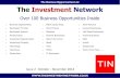 The Business Opportunties List From The Investment Network in London