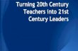 20th vs. 21st century teachers