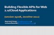 Building Flexible APIs for Web 2.x/Cloud Applications (JavaOne 2011 Session 25208)