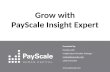 Grow with PayScale Insight Expert