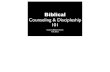 BC&D-1: What is the definition of Biblical Counseling