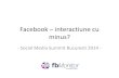 Facebook – interactiune cu minus?
