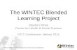 NTLT 2012 - The WINTEC blended learning project