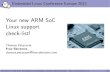 Your new ARM SoC Linux support check-list!