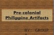 Philippine pre-colonial artifacts (History report)
