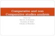 Comparative And Non Comparative  Study