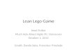 Lean Lego Game - Agile Vancouver 2012 - Noel Pullen