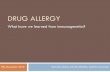 Farmacogenetics of drug allergy
